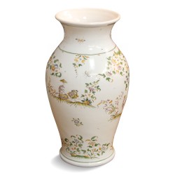 Porzellanvase. Blumendekor. China.